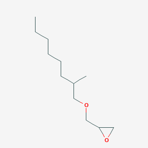 molecular formula C12H24O2 B14466676 2-{[(2-Methyloctyl)oxy]methyl}oxirane CAS No. 72731-55-6