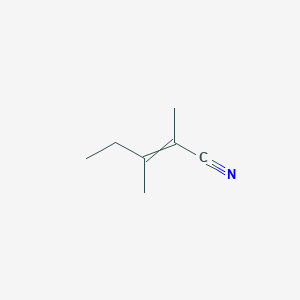 2,3-Dimethylpent-2-enenitrile