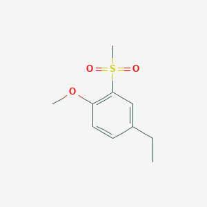 4-Ethyl-2-(methanesulfonyl)-1-methoxybenzene