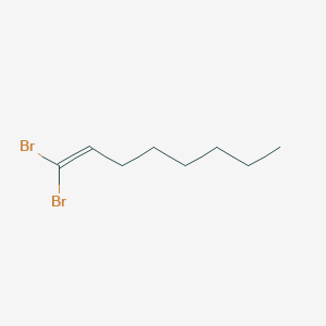 1-Octene, 1,1-dibromo-