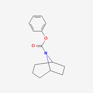 Phenyl 8-azabicyclo[3.2.1]octane-8-carboxylate