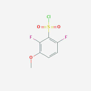 molecular formula C7H5ClF2O3S B1446700 2,6-Difluoro-3-methoxybenzenesulfonyl chloride CAS No. 1706458-18-5