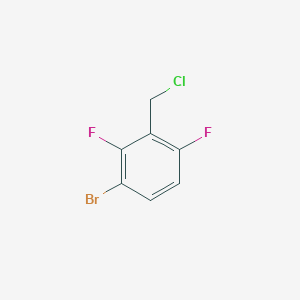 molecular formula C7H4BrClF2 B1446703 1-Bromo-3-(chloromethyl)-2,4-difluorobenzene CAS No. 1507849-24-2
