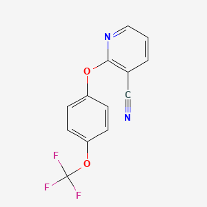 2-[4-(Trifluoromethoxy)phenoxy]nicotinonitrile