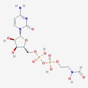 molecular formula C12H20N4O13P2 B144671 Fosfocytocin CAS No. 126986-25-2
