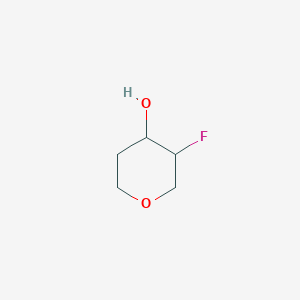 molecular formula C5H9FO2 B1446725 3-氟氧杂-4-醇 CAS No. 1481690-51-0