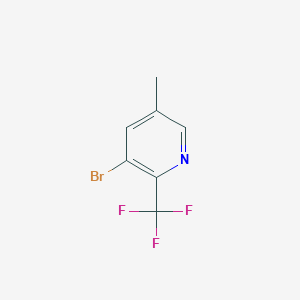 molecular formula C7H5BrF3N B1446727 3-Bromo-5-methyl-2-(trifluoromethyl)pyridine CAS No. 1211589-25-1