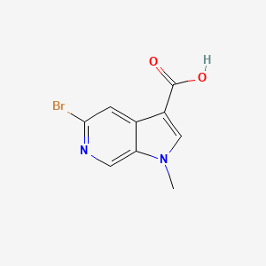 B1446728 5-Bromo-1-methyl-1H-pyrrolo[2,3-c]pyridine-3-carboxylic acid CAS No. 1784112-11-3