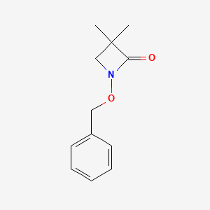 3,3-Dimethyl-1-phenylmethoxyazetidin-2-one