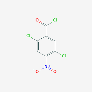 molecular formula C7H2Cl3NO3 B1446734 苯甲酰氯，2,5-二氯-4-硝基- CAS No. 148428-80-2