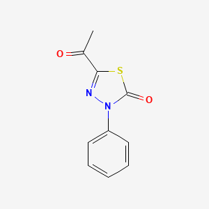 5-Acetyl-3-phenyl-1,3,4-thiadiazol-2-one