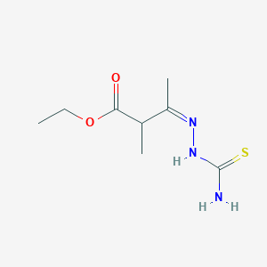 ethyl (3Z)-3-(carbamothioylhydrazinylidene)-2-methylbutanoate