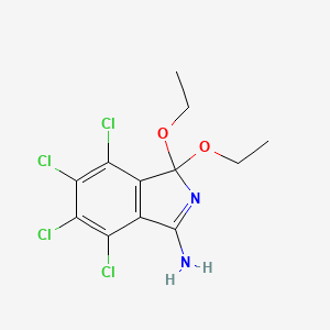 4,5,6,7-Tetrachloro-1,1-diethoxy-1H-isoindol-3-amine