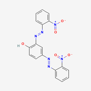 4-[(E)-(2-Nitrophenyl)diazenyl]-6-[2-(2-nitrophenyl)hydrazinylidene]cyclohexa-2,4-dien-1-one