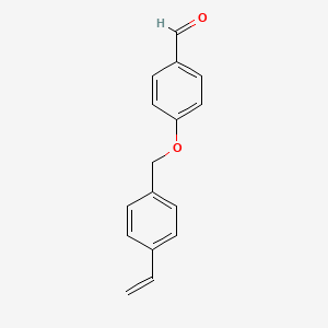 4-[(4-Ethenylphenyl)methoxy]benzaldehyde