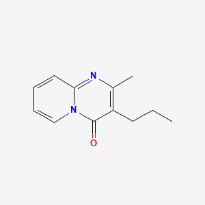 4H-Pyrido[1,2-a]pyrimidin-4-one, 2-methyl-3-propyl-