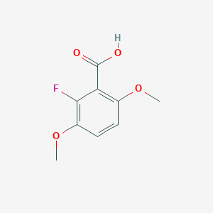 molecular formula C9H9FO4 B1446752 2-Fluoro-3,6-dimethoxybenzoic acid CAS No. 1352306-34-3