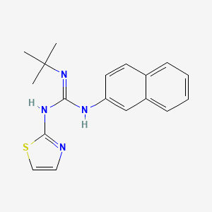 Guanidine, 1-tert-butyl-2-(2-naphthyl)-3-(2-thiazolyl)-