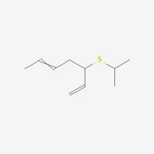 3-[(Propan-2-yl)sulfanyl]hepta-1,5-diene