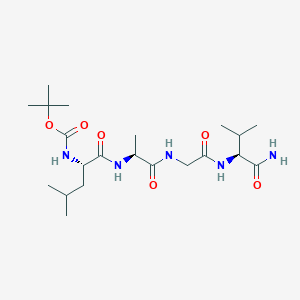 N-(tert-Butoxycarbonyl)-L-leucyl-L-alanylglycyl-L-valinamide