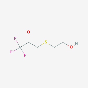 1,1,1-Trifluoro-3-[(2-hydroxyethyl)sulfanyl]propan-2-one