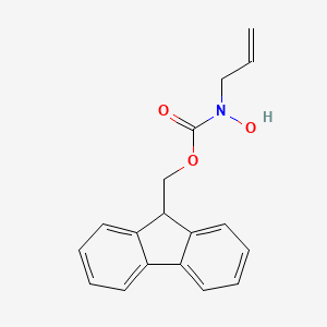 molecular formula C18H17NO3 B1446771 Fmoc-N-allyl-hydroxylamine CAS No. 198411-65-3