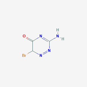 3-amino-6-bromo-6H-1,2,4-triazin-5-one