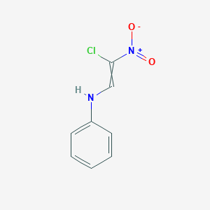 N-(2-Chloro-2-nitroethenyl)aniline