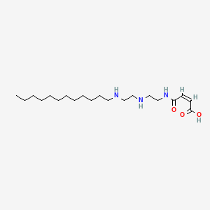 2-Butenoic acid, 4-[[2-[[2-(dodecylamino)ethyl]amino]ethyl]amino]-4-oxo-, (2Z)-