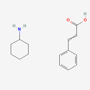 Cyclohexanamine;3-phenylprop-2-enoic acid