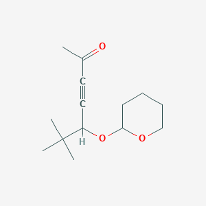 6,6-Dimethyl-5-[(oxan-2-yl)oxy]hept-3-yn-2-one