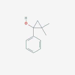 molecular formula C11H14O B14468043 2,2-Dimethyl-1-phenylcyclopropan-1-ol CAS No. 66448-76-8