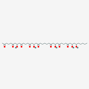 8,16,26,34,36-Pentahydroxyhentetracontane-2,6,10,14,18,24,28,32-octone