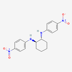 (1R,2R)-N~1~,N~2~-Bis(4-nitrophenyl)cyclohexane-1,2-diamine