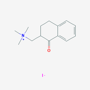 n,n,n-Trimethyl(1-oxo-1,2,3,4-tetrahydronaphthalen-2-yl)methanaminium iodide