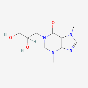 2,3-Dihydro-1-(2,3-dihydroxypropyl)-3,7-dimethyl-6(1H)-purinone