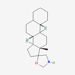 (8R,9R,10S,13S,14S)-13-Methylhexadecahydrospiro[cyclopenta[a]phenanthrene-17,5'-[1,3]oxazolidine]