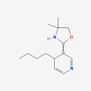 4-Butyl-3-(4,4-dimethyl-1,3-oxazolidin-2-ylidene)-3,4-dihydropyridine