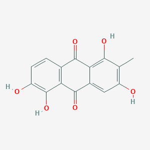 molecular formula C15H10O6 B1446836 1,3,5,6-Tetrahydroxy-2-methylanthracene-9,10-dione CAS No. 80368-74-7