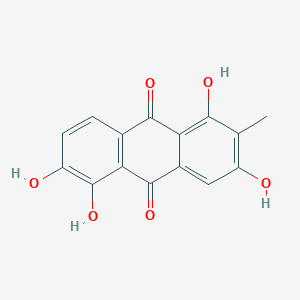 molecular formula C15H10O6 B1446836 1,3,5,6-Tetrahydroxy-2-methylanthracene-9,10-dion CAS No. 80368-74-7