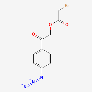 2-(4-Azidophenyl)-2-oxoethyl bromoacetate