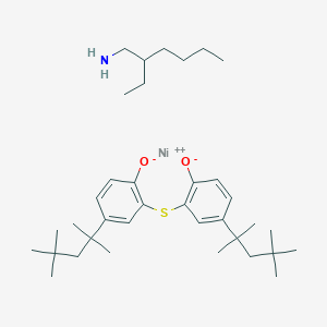 [2,2'-Thiobis (4-t-octylphenolate)]-2-ethylhexylamine nickel (II)