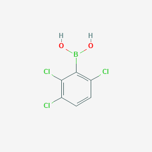 molecular formula C6H4BCl3O2 B1446842 (2,3,6-三氯苯基)硼酸 CAS No. 851756-53-1