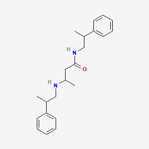 molecular formula C22H30N2O B14468428 N-(2-Phenylpropyl)-3-[(2-phenylpropyl)amino]butanamide CAS No. 65968-61-8