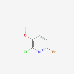molecular formula C6H5BrClNO B1446844 6-Bromo-2-chloro-3-methoxypyridine CAS No. 850220-78-9