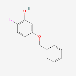 molecular formula C13H11IO2 B1446851 5-(Benzyloxy)-2-iodophenol CAS No. 90408-82-5