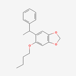 5-Butoxy-6-(1-phenylethyl)-1,3-benzodioxole