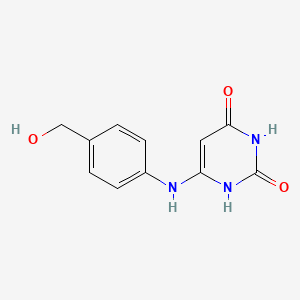 6-[4-(Hydroxymethyl)anilino]pyrimidine-2,4(1H,3H)-dione