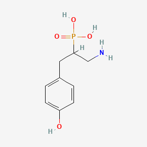 Phosphonic acid, [2-amino-1-[(4-hydroxyphenyl)methyl]ethyl]-