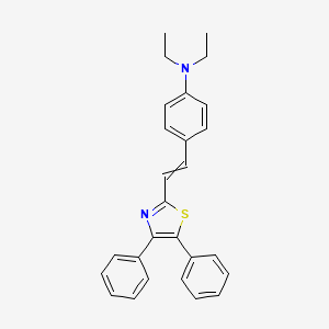 4-[2-(4,5-Diphenyl-1,3-thiazol-2-yl)ethenyl]-N,N-diethylaniline